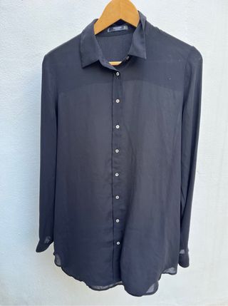 Camisa Mango Negra Talla M
