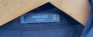 Camisa Mango Negra Talla M