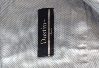 Camisa Dustin traje puño doble azul