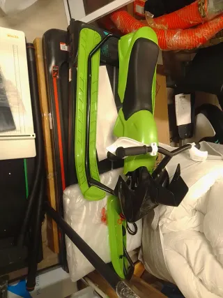 Trineo de nieve infantil verde