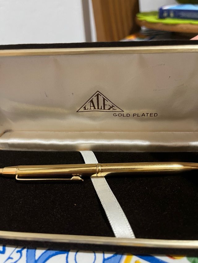 Penna Lalex placcata oro