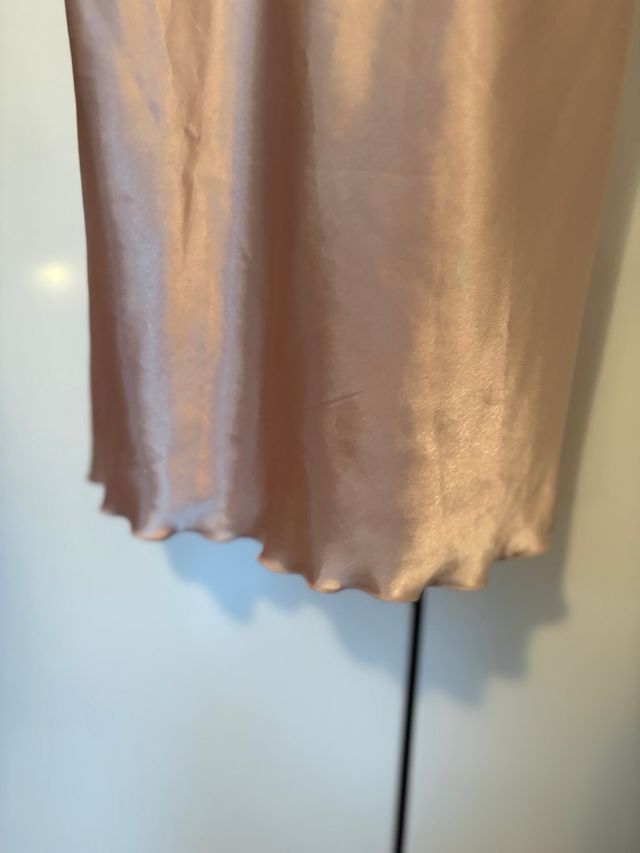 Combinación satén rosa