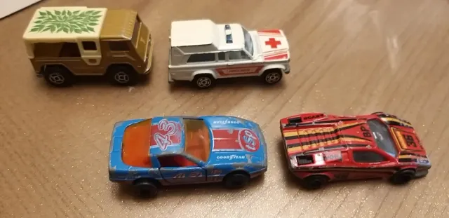 Lotto 4 auto Majorette  rif754