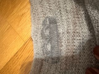 Jersey punto gris estrella L