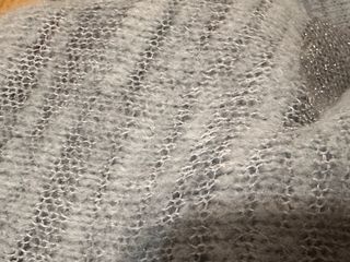 Jersey punto gris estrella L