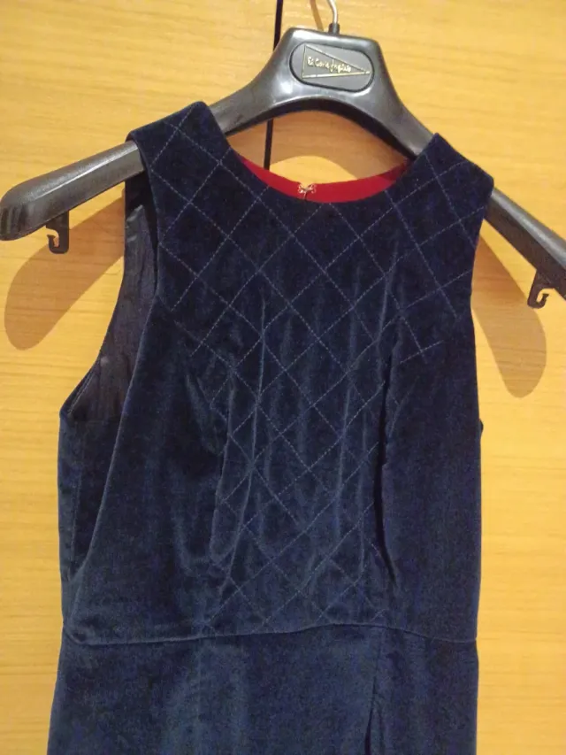 Vestido Terciopelo El Ganso Azul