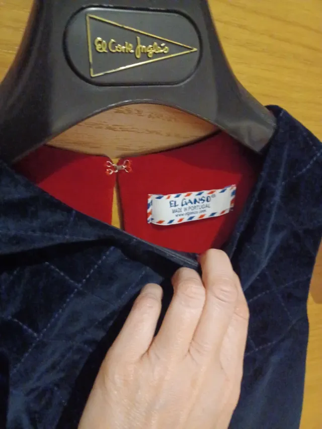 Vestido Terciopelo El Ganso Azul