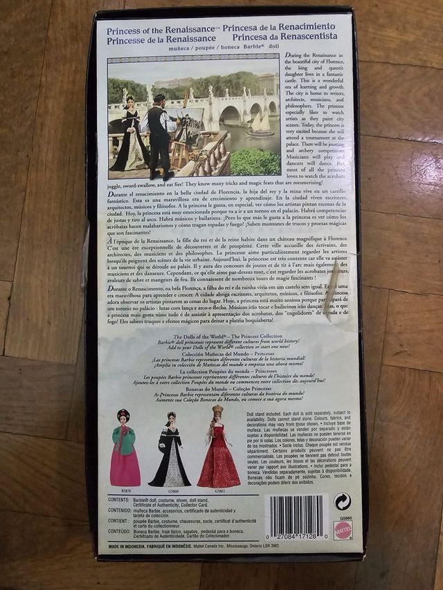 Barbie Coleccionista 25 Aniversario Princesa Renac