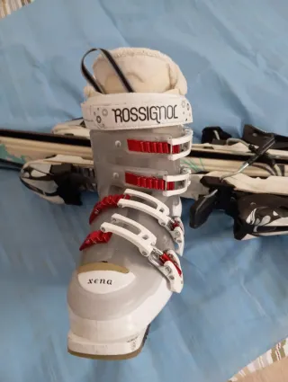 Botas de esquí Rossignol Xena y esquís de 1'55 m