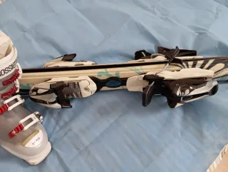 Botas de esquí Rossignol Xena y esquís de 1'55 m