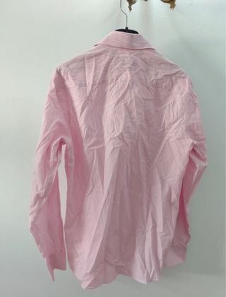 Camisa de traje Easy Wear rayas rosa