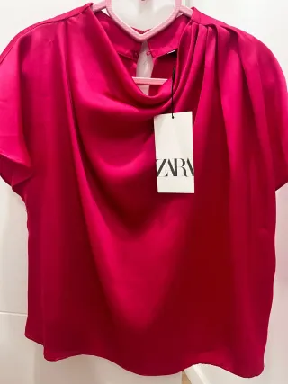 Camisa Zara Rosa
