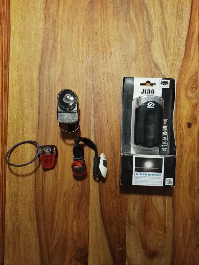 Set Luces Bicicleta Jido Cat Eye