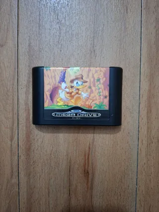 Gioco QuackShot Mega Drive: scatola e cartuccia originale