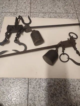 Lote romana antigua hierro 35 y 45 kg