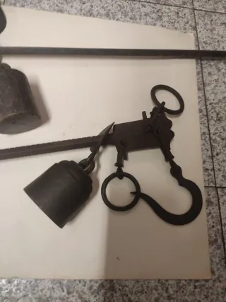 Lote romana antigua hierro 35 y 45 kg