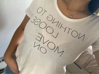 Camiseta Blanca Kiabi con Mensaje