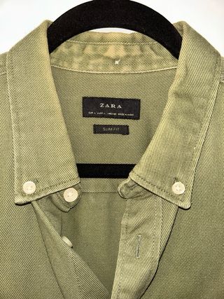 Sobrecamisa vaquera verde