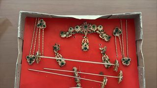 Aderezo fallero oro y verde