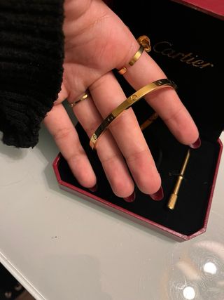 Pulsera Cartier Dorada