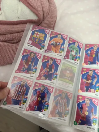 Lote 372 cromos Adrenalyn temporada 2024-2025.