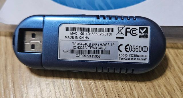 Adaptador WiFi TRENDnet Azul