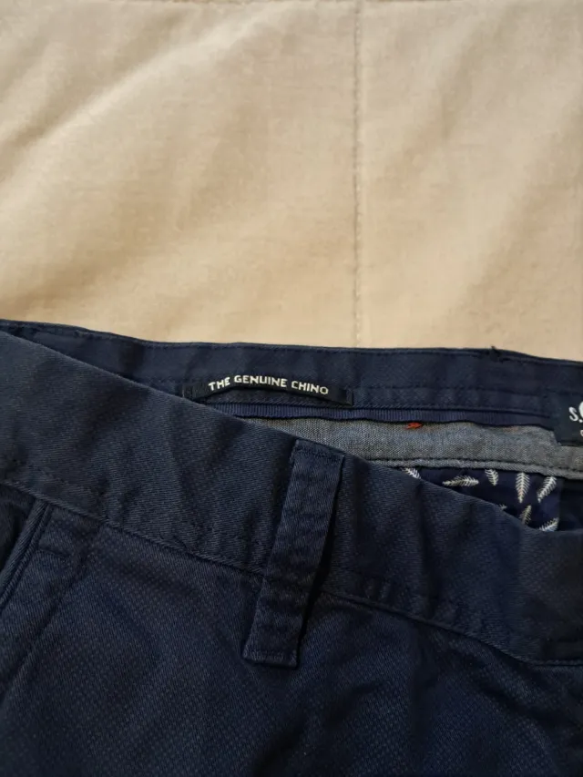 Pantalón Chino Hombre Azul