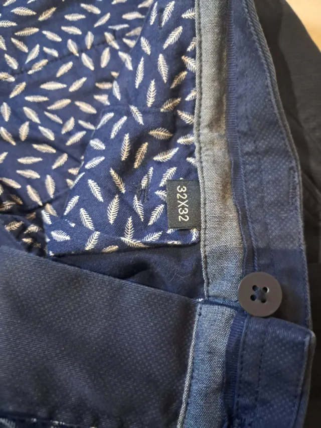 Pantalón Chino Hombre Azul