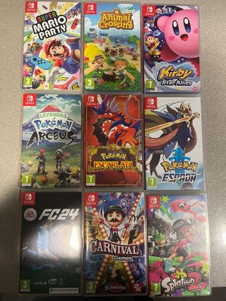Conjunto di giochi Nintendo Switch