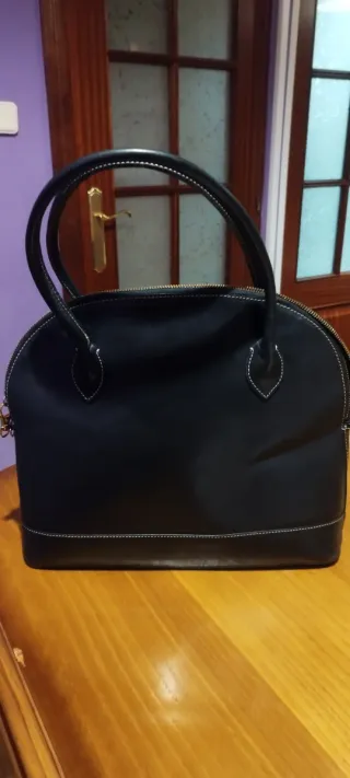 Bolso piel negro Acosta