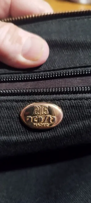 Bolso piel negro Acosta