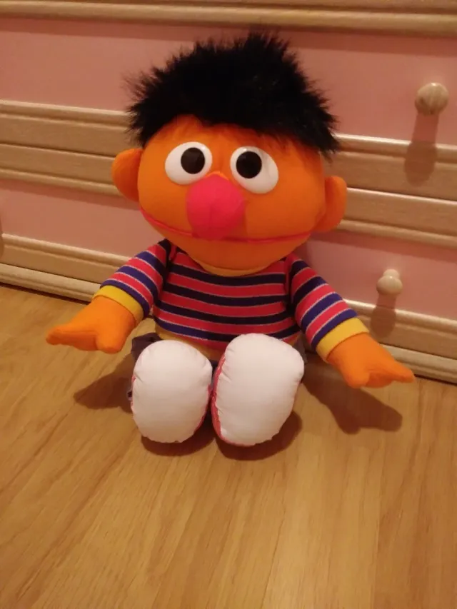 Lote de 4 pelúcias: Urso, Cachorro, Coelho e Epi