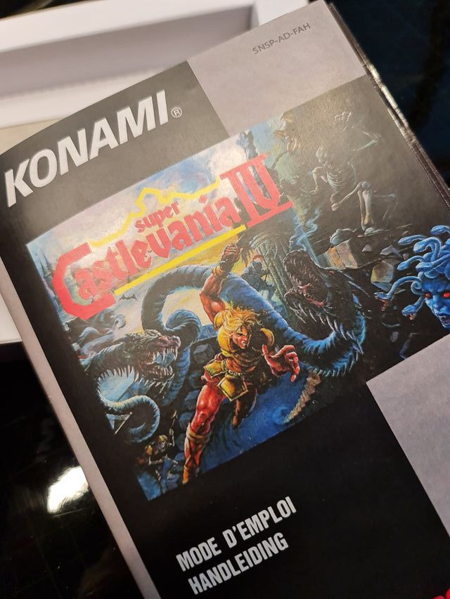 Manual de Substituição Super Castlevania IV SNES