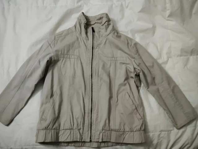 Chaqueta beige mujer