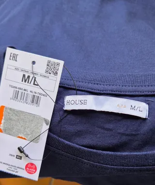 Camiseta azul mujer talla M/L