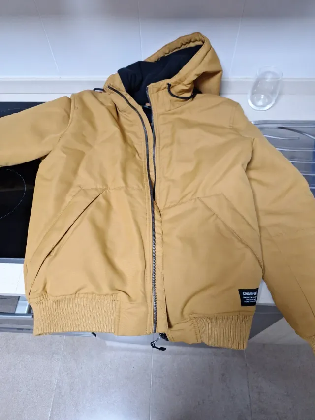 Chaqueta hombre marrón talla L color mostaza