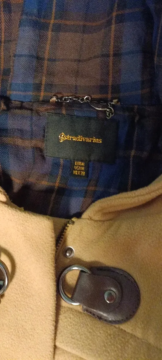 Chaqueta Beige Mujer con Capucha