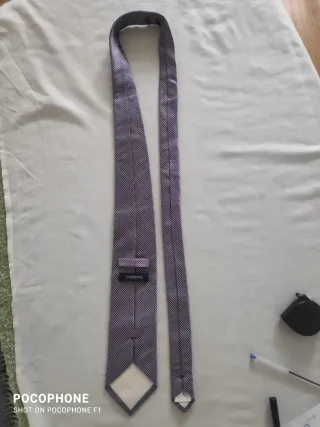 Corbata Dustin Azul y Blanco