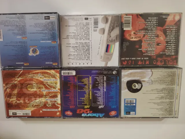 Lote 6 CD Mix Dance Bianco e Nero