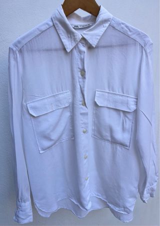 Camisa Zara Blanca Talla M