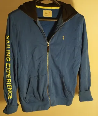 Sudadera Slam Hombre Azul y Negra