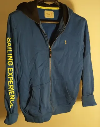 Sudadera Slam Hombre Azul y Negra