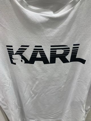 Camiseta manga corta blanca Karl Lagerfeld L
