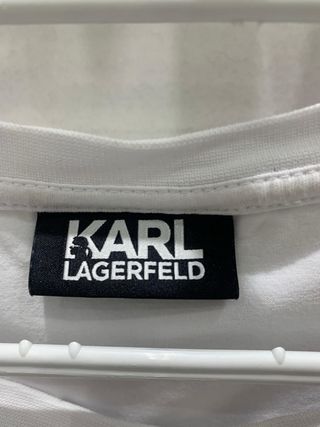 Camiseta manga corta blanca Karl Lagerfeld L