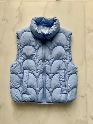 Chaleco acolchado Zara niña azul T.11-12