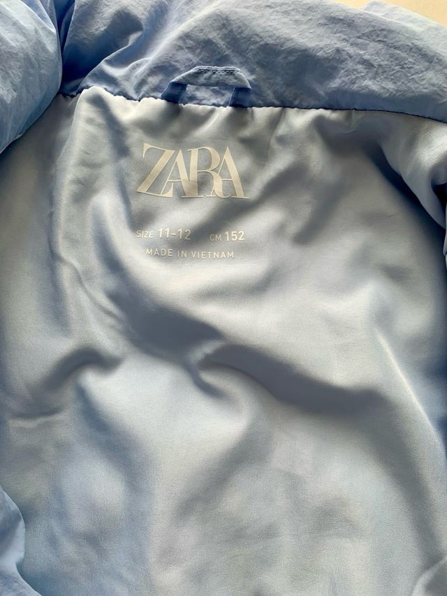 Chaleco acolchado Zara niña azul T.11-12
