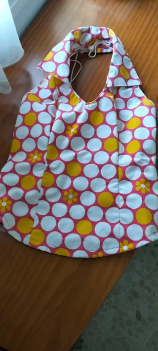 Traje de flamenca amarillo volantes