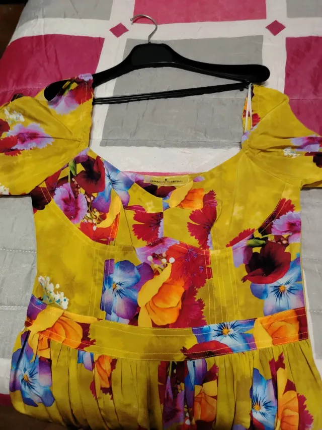 Vestito Ermanno Scervino floreale giallo