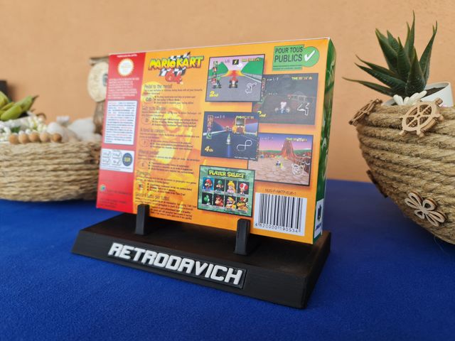 Caixa de Substituição Mario Kart 64 PAL N64