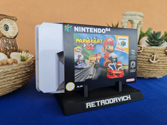 Caixa de Substituição Mario Kart 64 PAL N64